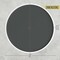 HBCY Creations Set of 2 Round Wood Framed Wall Mounted Magnetic Chalkboards with Eraser and Chalk